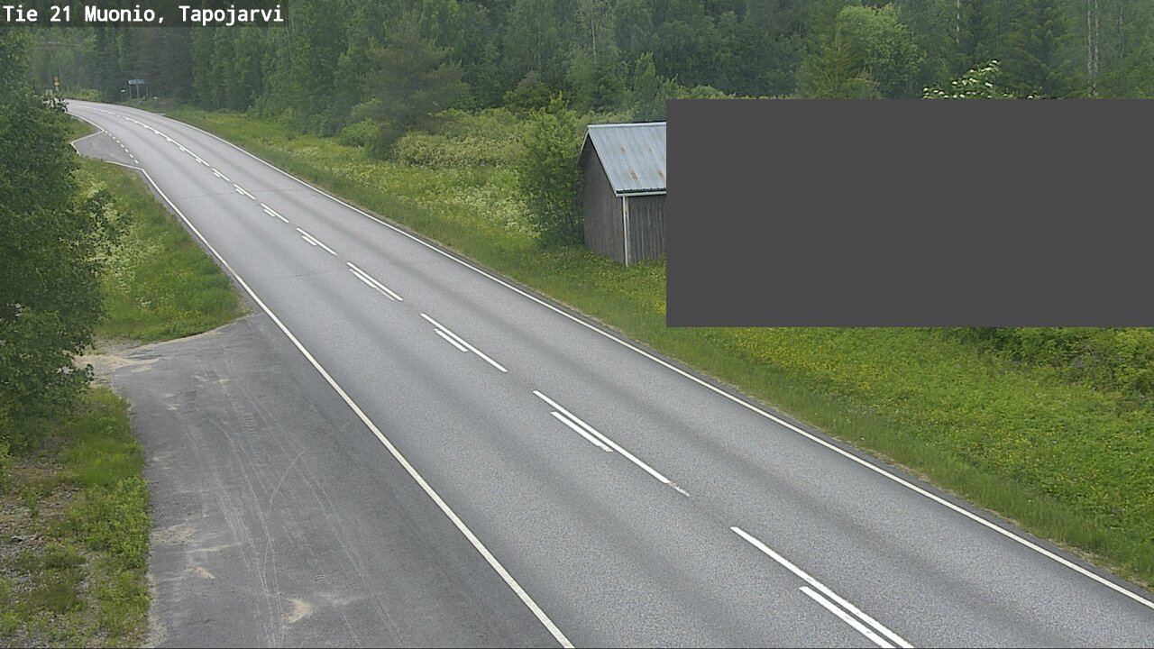 Weather Camera Image Road 21 Muonio, Tapojärvi, Muonio, Lappi