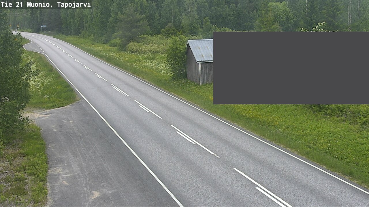 Weather Camera Image Road 21 Muonio, Tapojärvi, Muonio, Lappi
