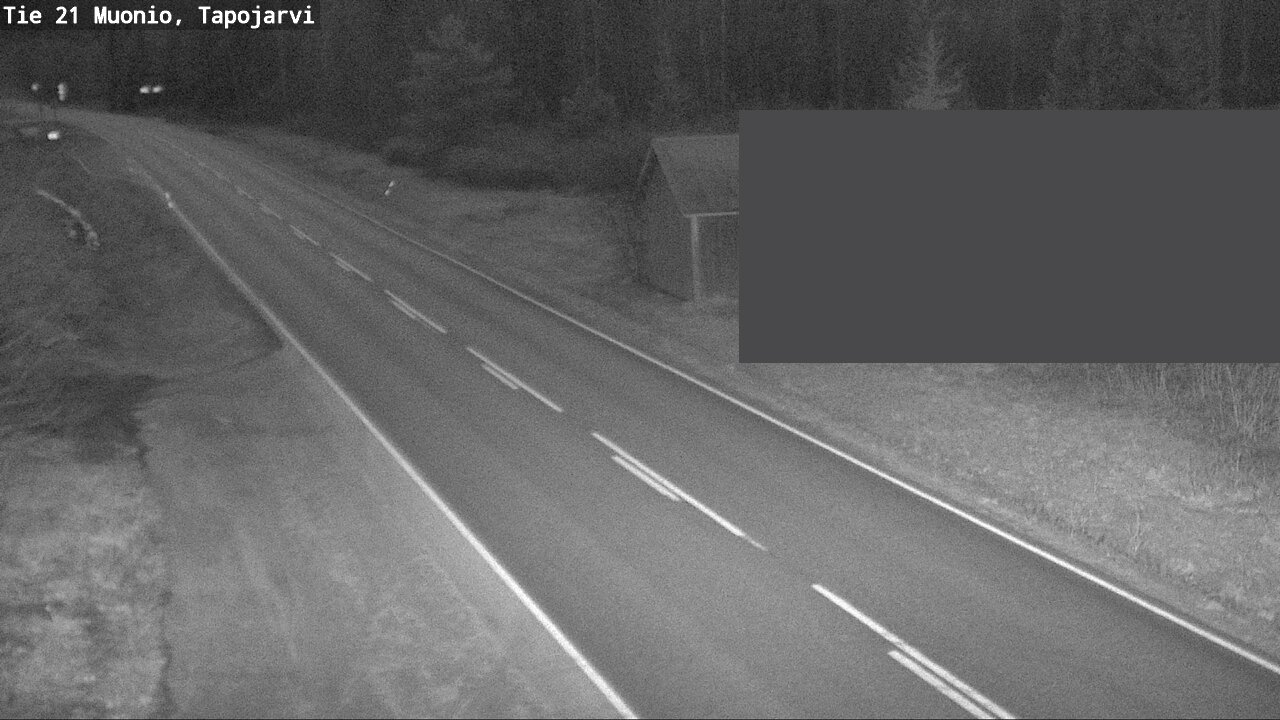 Weather Camera Image Road 21 Muonio, Tapojärvi, Muonio, Lappi