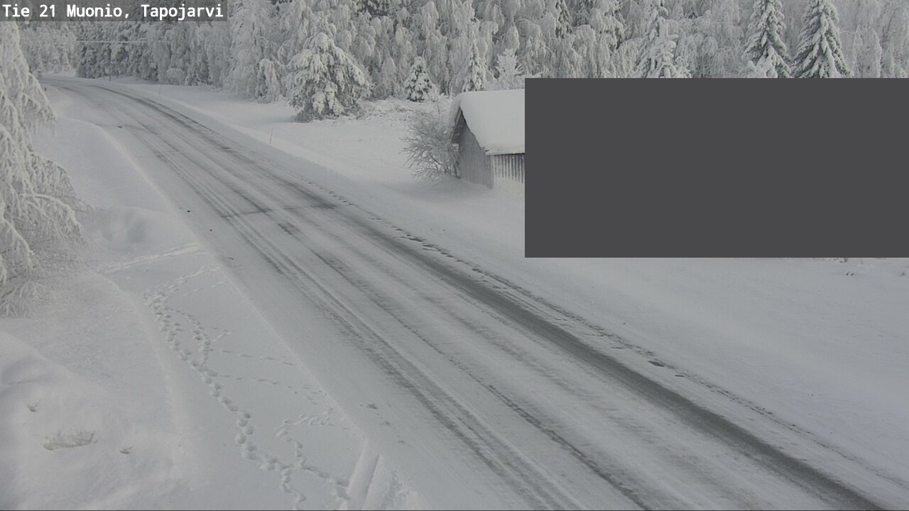 Weather Camera Image Road 21 Muonio, Tapojärvi, Muonio, Lappi