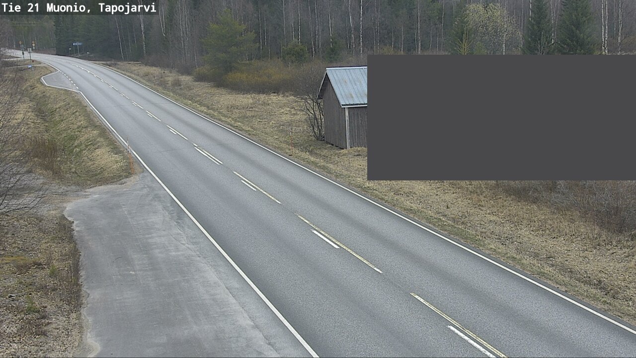 Weather Camera Image Väg 21 Muonio, Tapojärvi, Muonio, Lappi