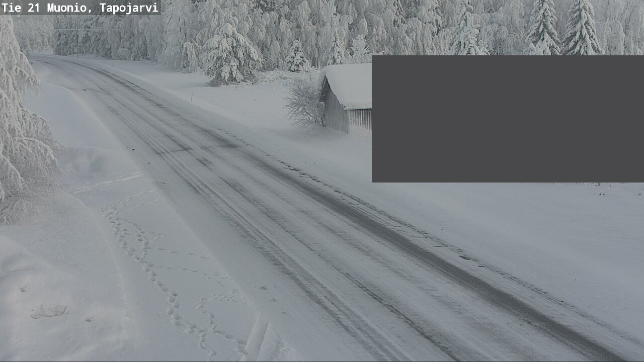 Kelikamerat Kuva Tie 21 Muonio, Tapojärvi, Muonio, Lappi