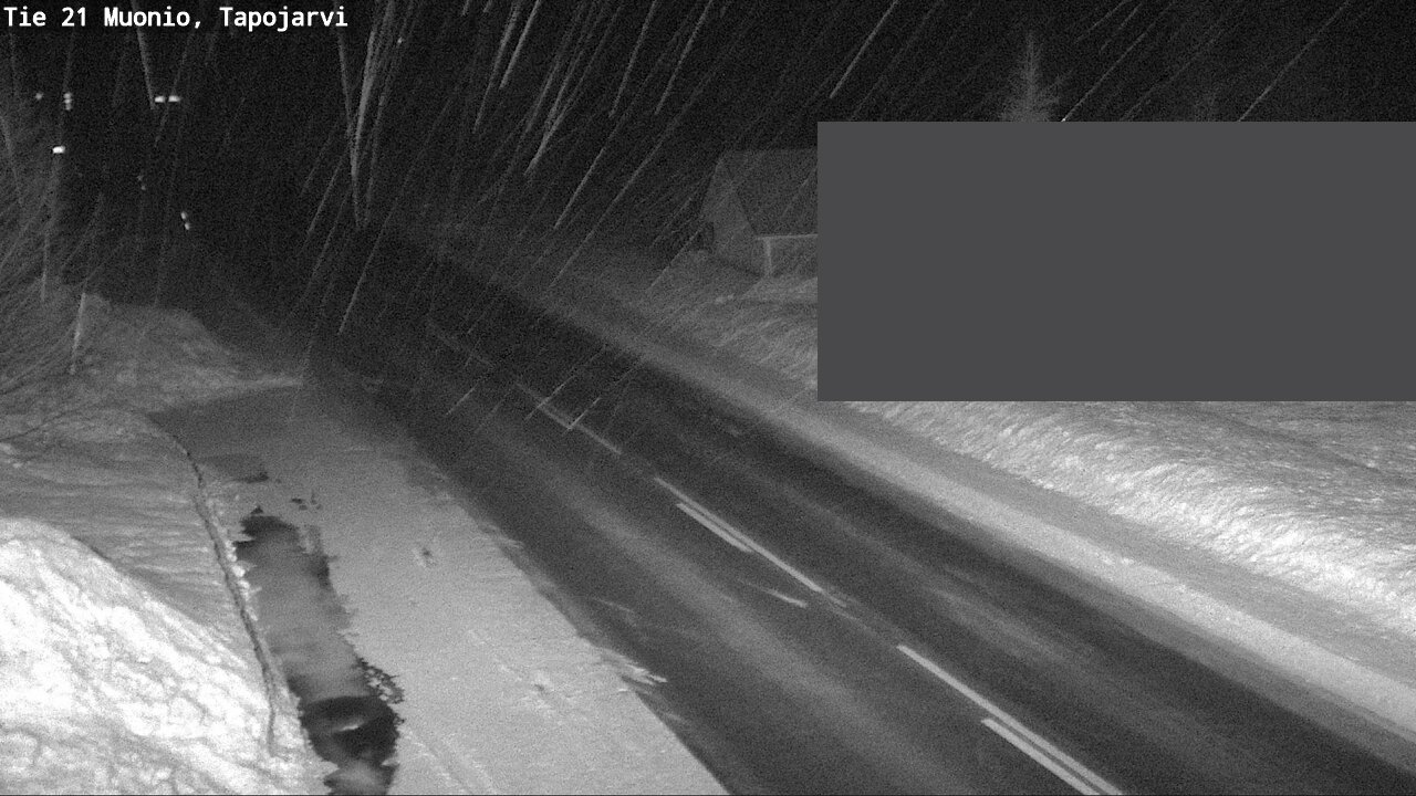 Kelikamerat Kuva Tie 21 Muonio, Tapojärvi, Muonio, Lappi