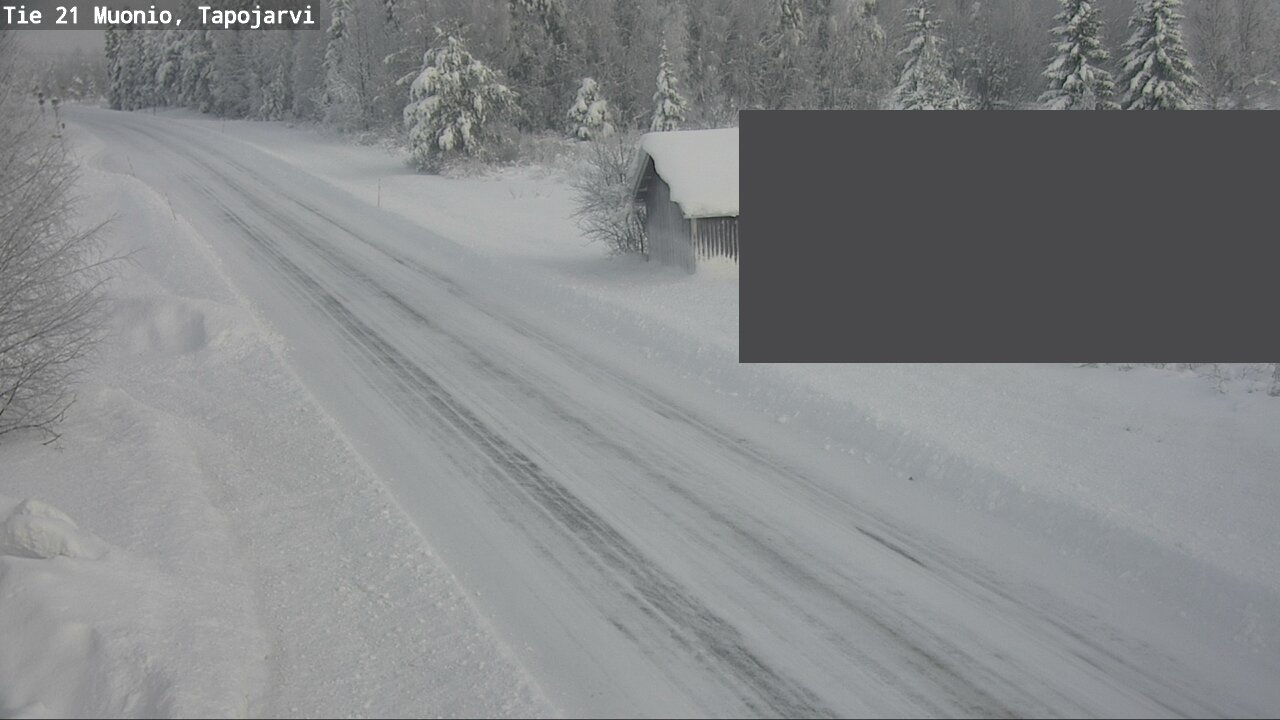 Weather Camera Image Väg 21 Muonio, Tapojärvi, Muonio, Lappi