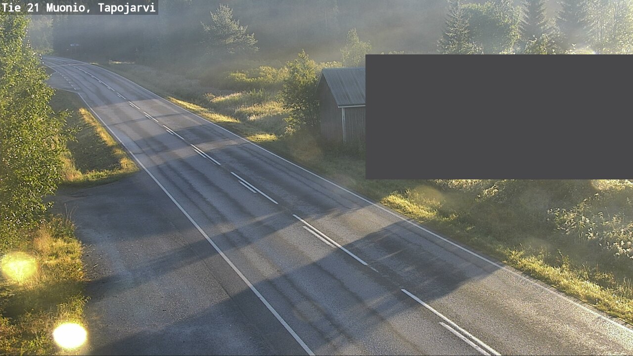 Weather Camera Image Väg 21 Muonio, Tapojärvi, Muonio, Lappi