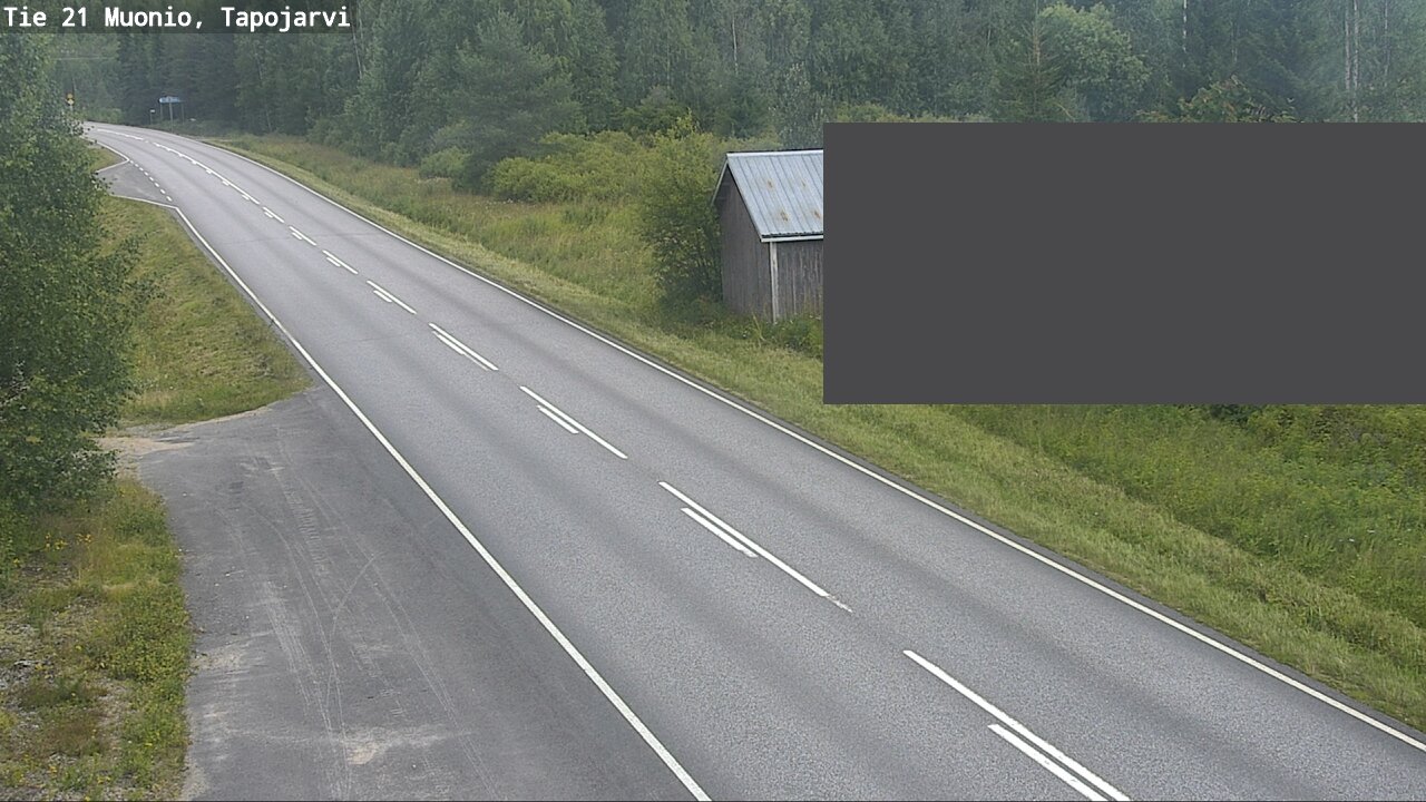 Weather Camera Image Road 21 Muonio, Tapojärvi, Muonio, Lappi