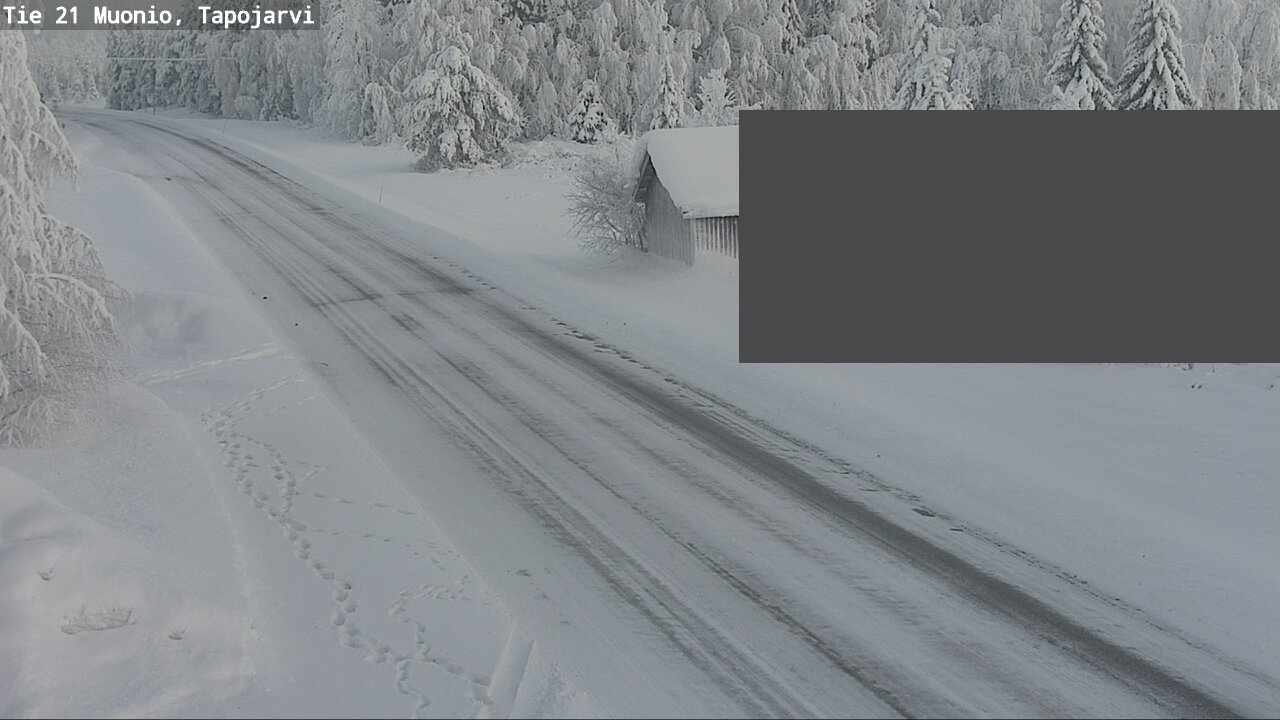 Kelikamerat Kuva Tie 21 Muonio, Tapojärvi, Muonio, Lappi