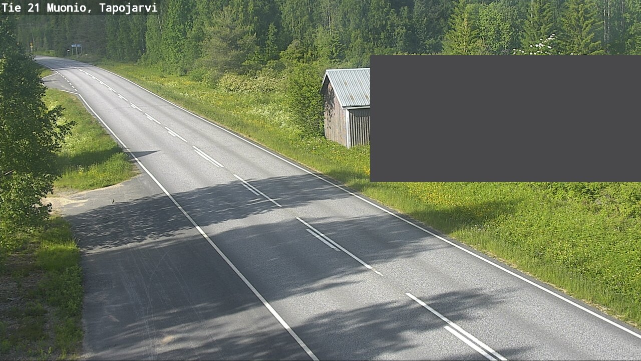 Kelikamerat Kuva Tie 21 Muonio, Tapojärvi, Muonio, Lappi