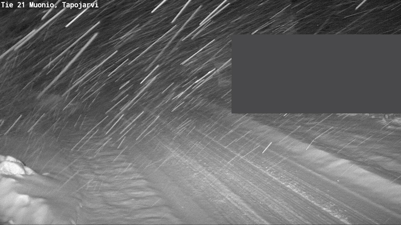 Weather Camera Image Väg 21 Muonio, Tapojärvi, Muonio, Lappi