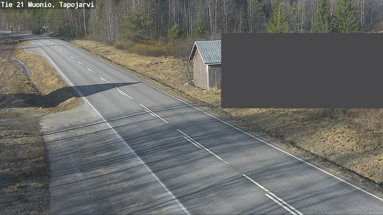 Kelikamerat Kuva Tie 21 Muonio, Tapojärvi, Muonio, Lappi