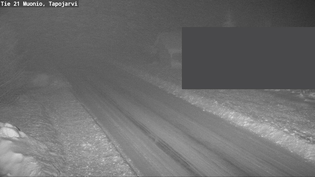 Weather Camera Image Road 21 Muonio, Tapojärvi, Muonio, Lappi
