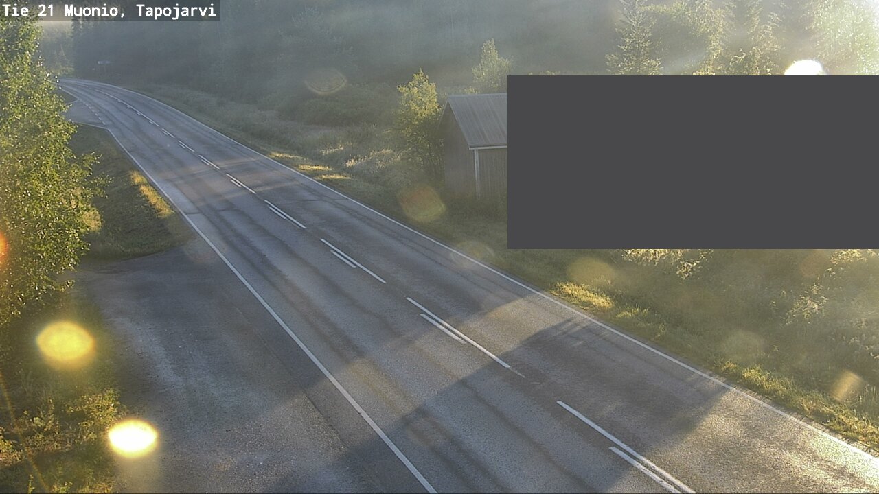 Weather Camera Image Väg 21 Muonio, Tapojärvi, Muonio, Lappi