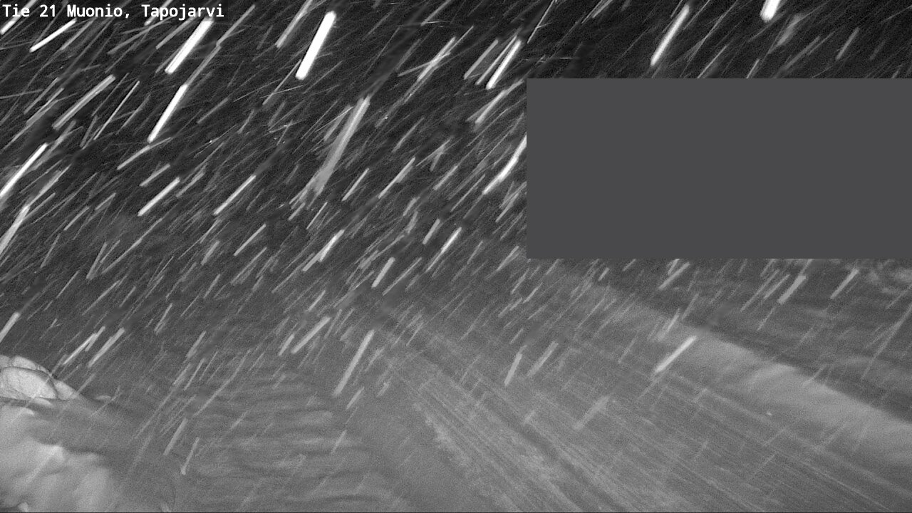 Weather Camera Image Väg 21 Muonio, Tapojärvi, Muonio, Lappi