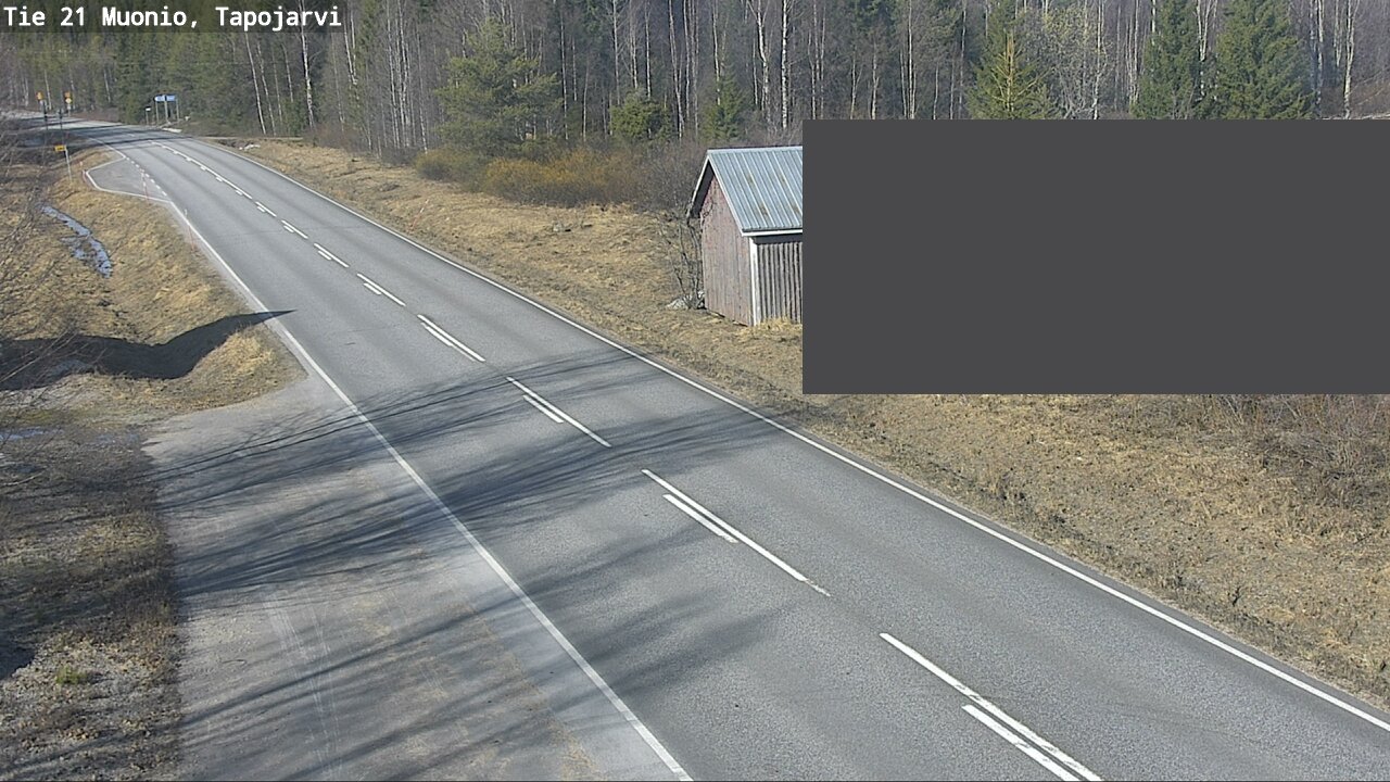 Kelikamerat Kuva Tie 21 Muonio, Tapojärvi, Muonio, Lappi