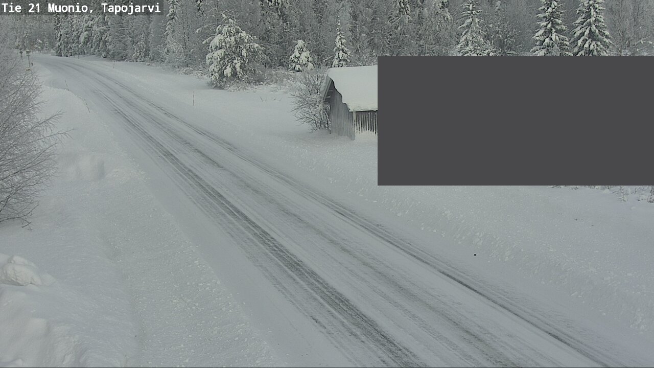 Weather Camera Image Väg 21 Muonio, Tapojärvi, Muonio, Lappi