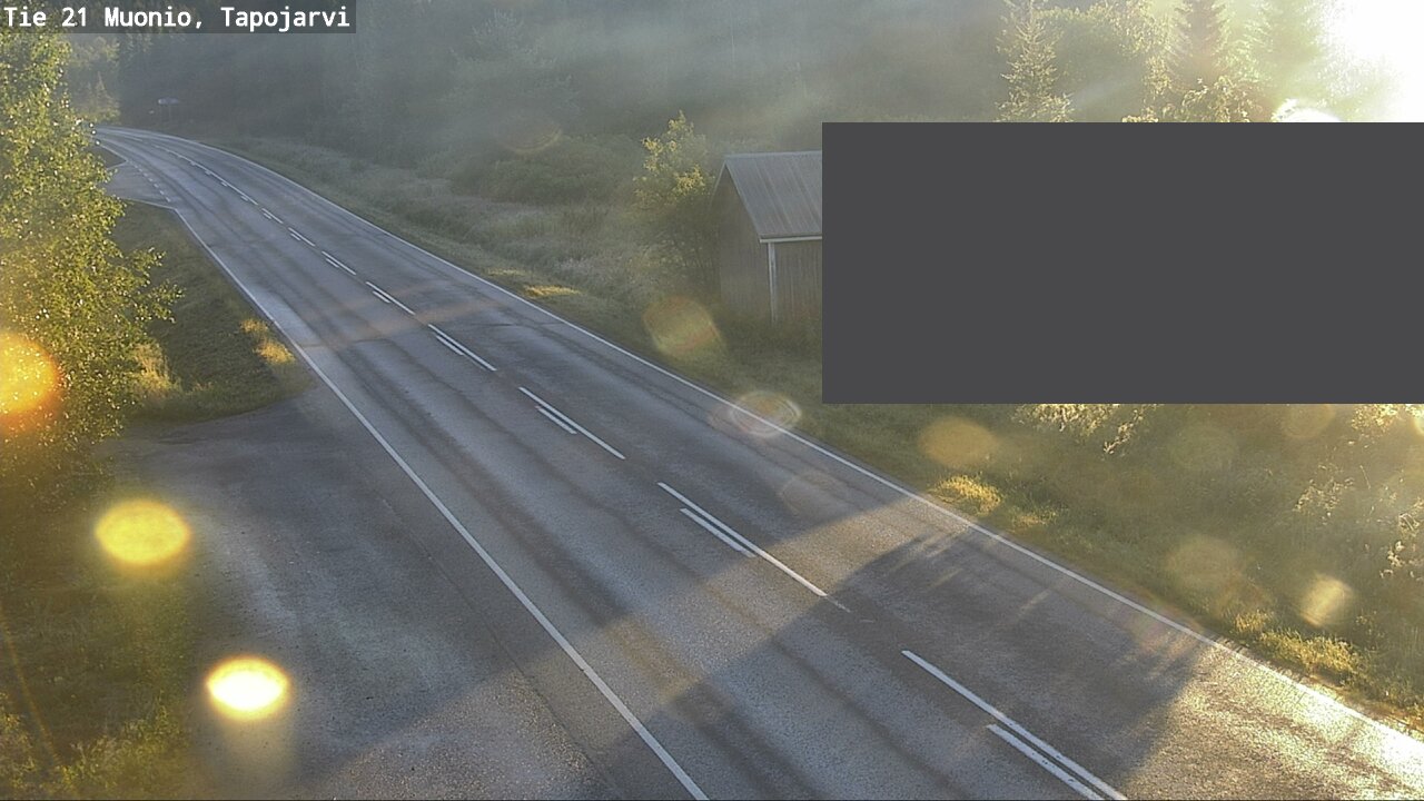 Weather Camera Image Väg 21 Muonio, Tapojärvi, Muonio, Lappi