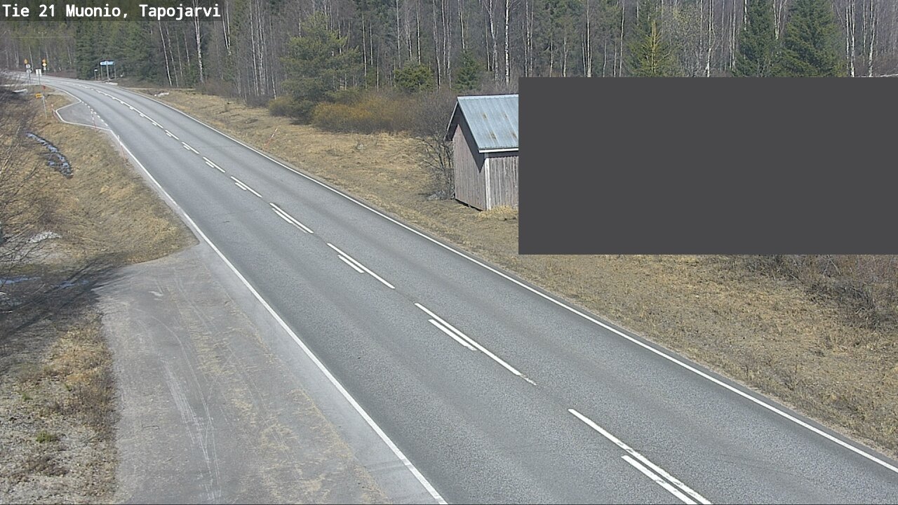 Kelikamerat Kuva Tie 21 Muonio, Tapojärvi, Muonio, Lappi