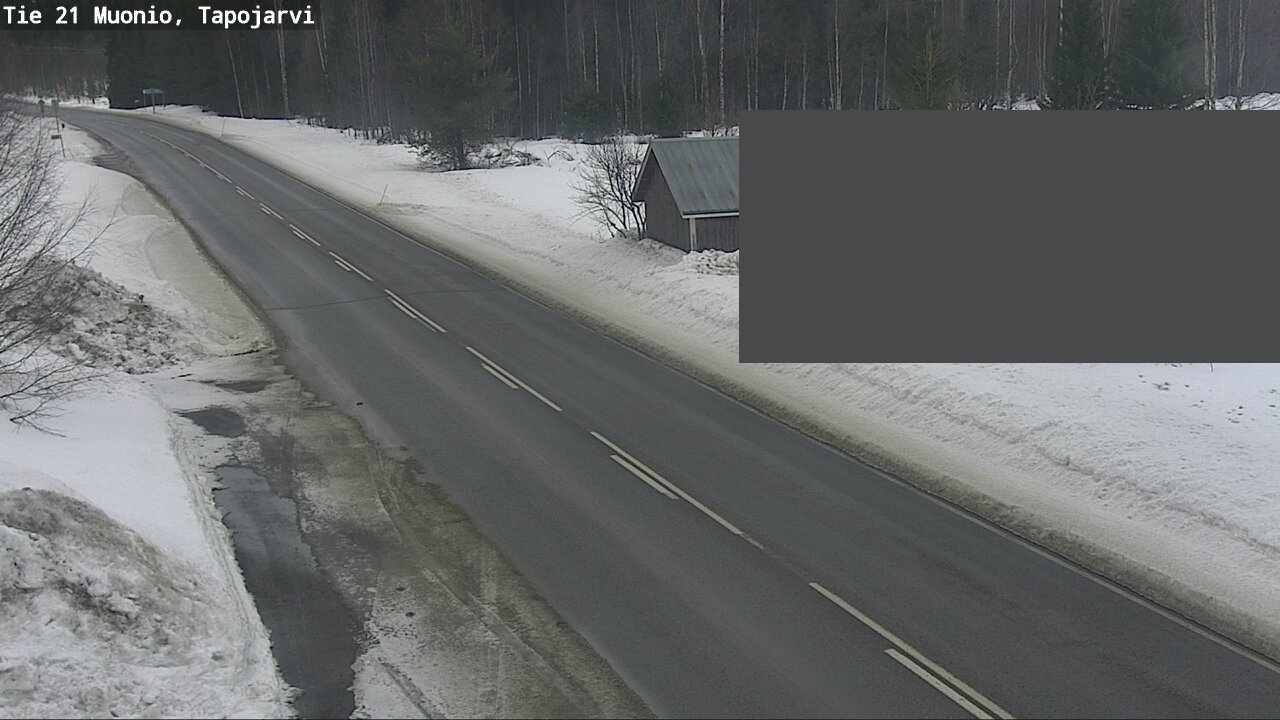 Weather Camera Image Väg 21 Muonio, Tapojärvi, Muonio, Lappi