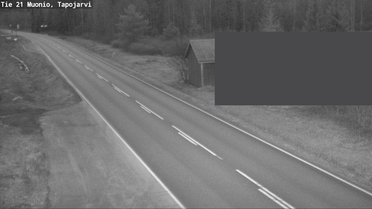 Weather Camera Image Road 21 Muonio, Tapojärvi, Muonio, Lappi
