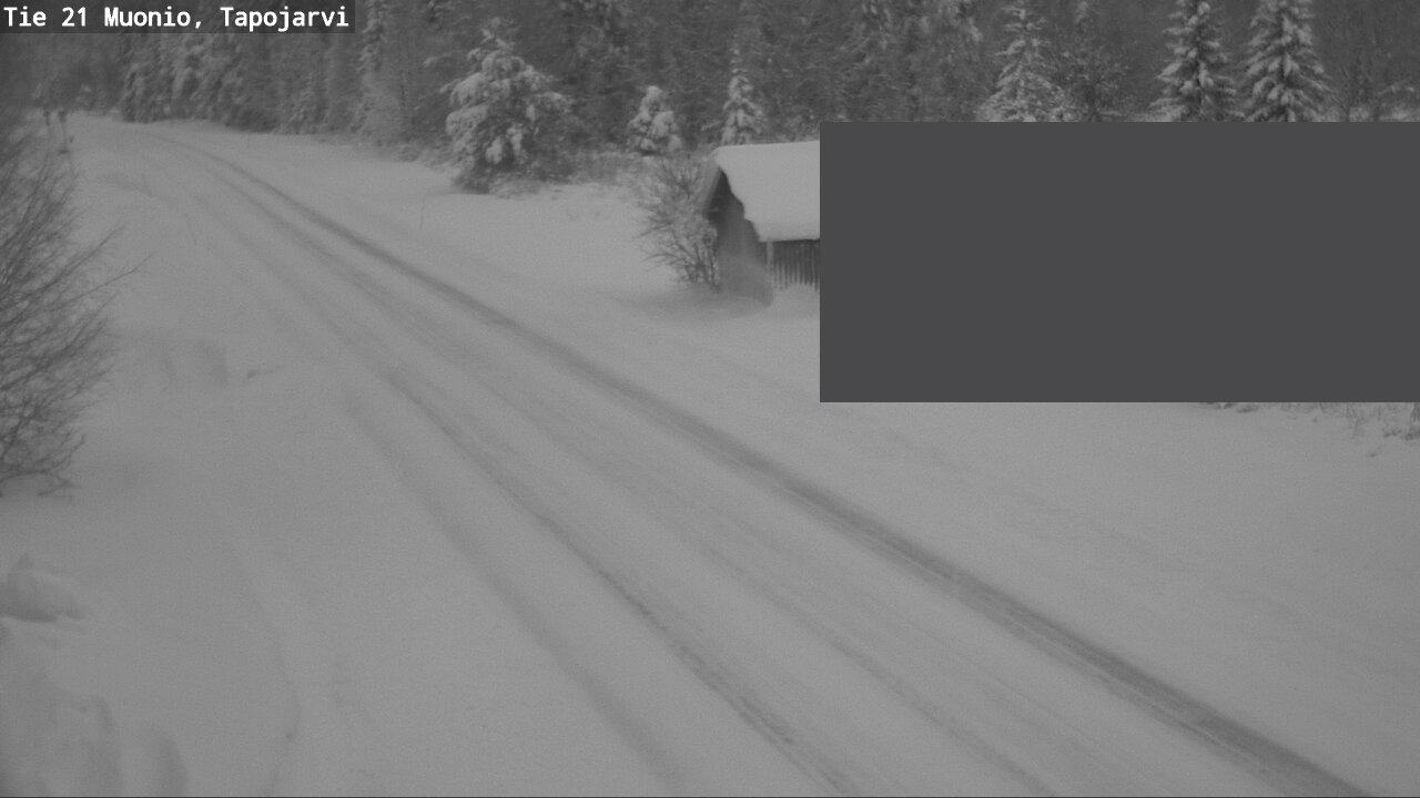 Kelikamerat Kuva Tie 21 Muonio, Tapojärvi, Muonio, Lappi