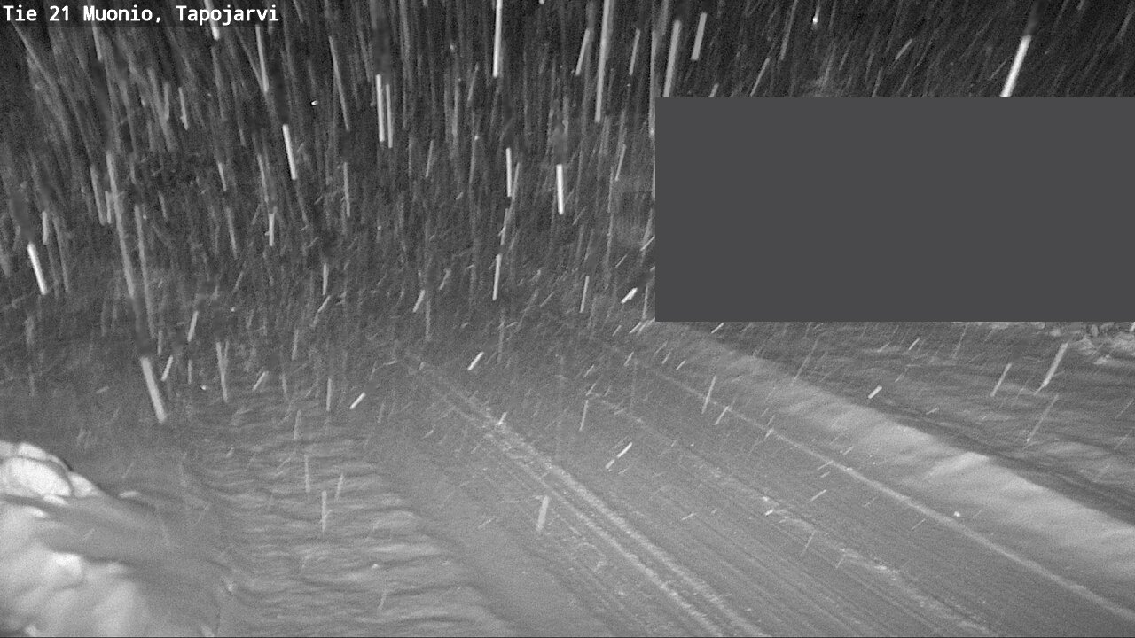 Weather Camera Image Väg 21 Muonio, Tapojärvi, Muonio, Lappi