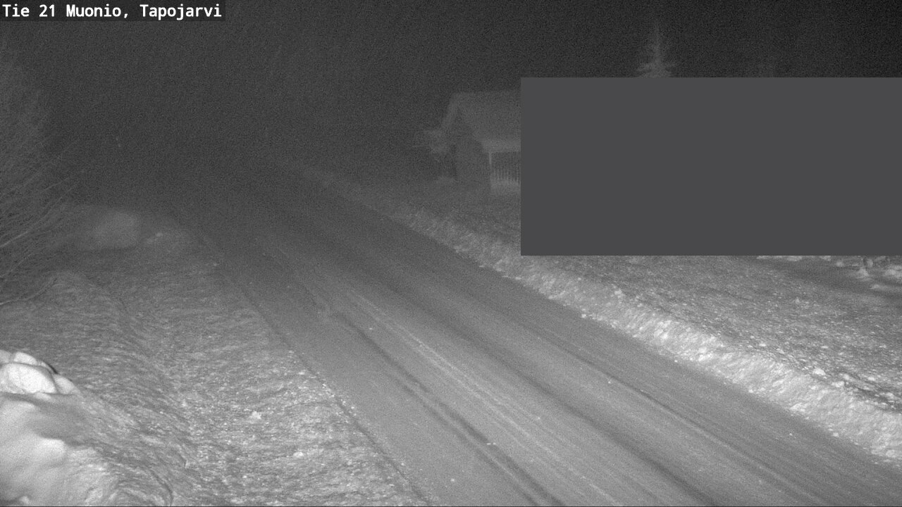 Weather Camera Image Väg 21 Muonio, Tapojärvi, Muonio, Lappi