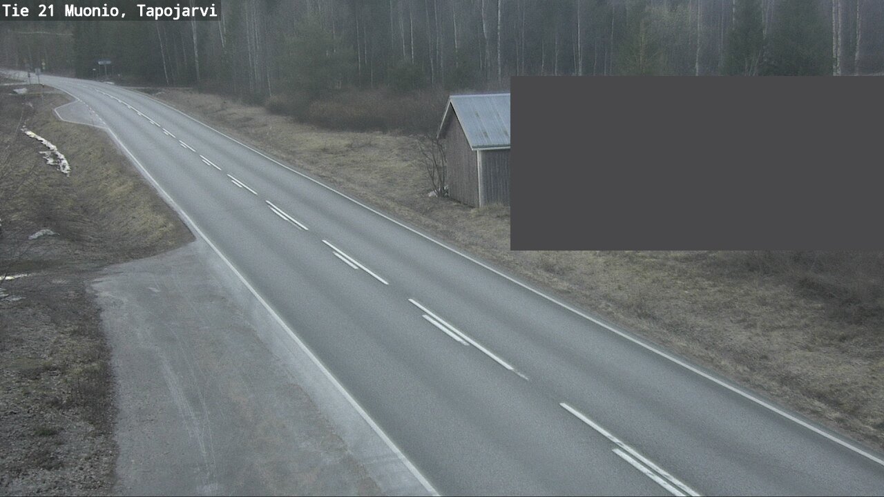 Weather Camera Image Road 21 Muonio, Tapojärvi, Muonio, Lappi