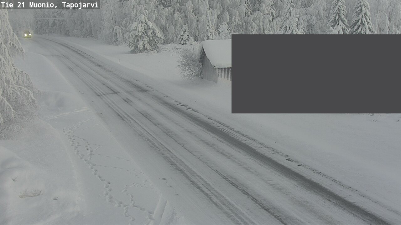 Kelikamerat Kuva Tie 21 Muonio, Tapojärvi, Muonio, Lappi