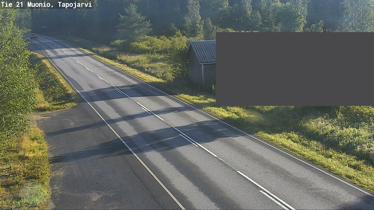Weather Camera Image Väg 21 Muonio, Tapojärvi, Muonio, Lappi