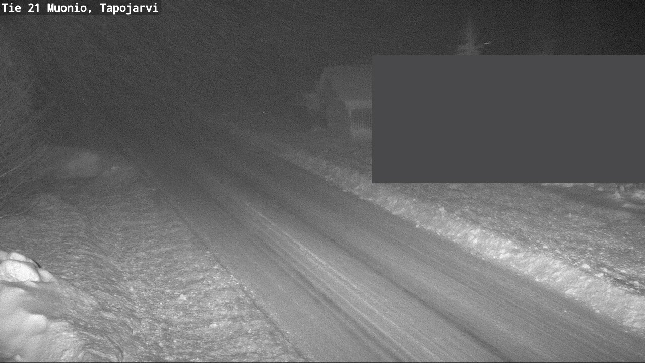 Weather Camera Image Väg 21 Muonio, Tapojärvi, Muonio, Lappi