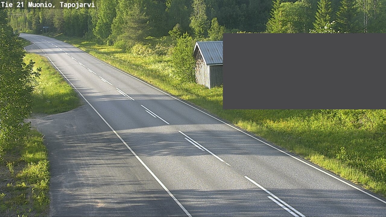 Kelikamerat Kuva Tie 21 Muonio, Tapojärvi, Muonio, Lappi