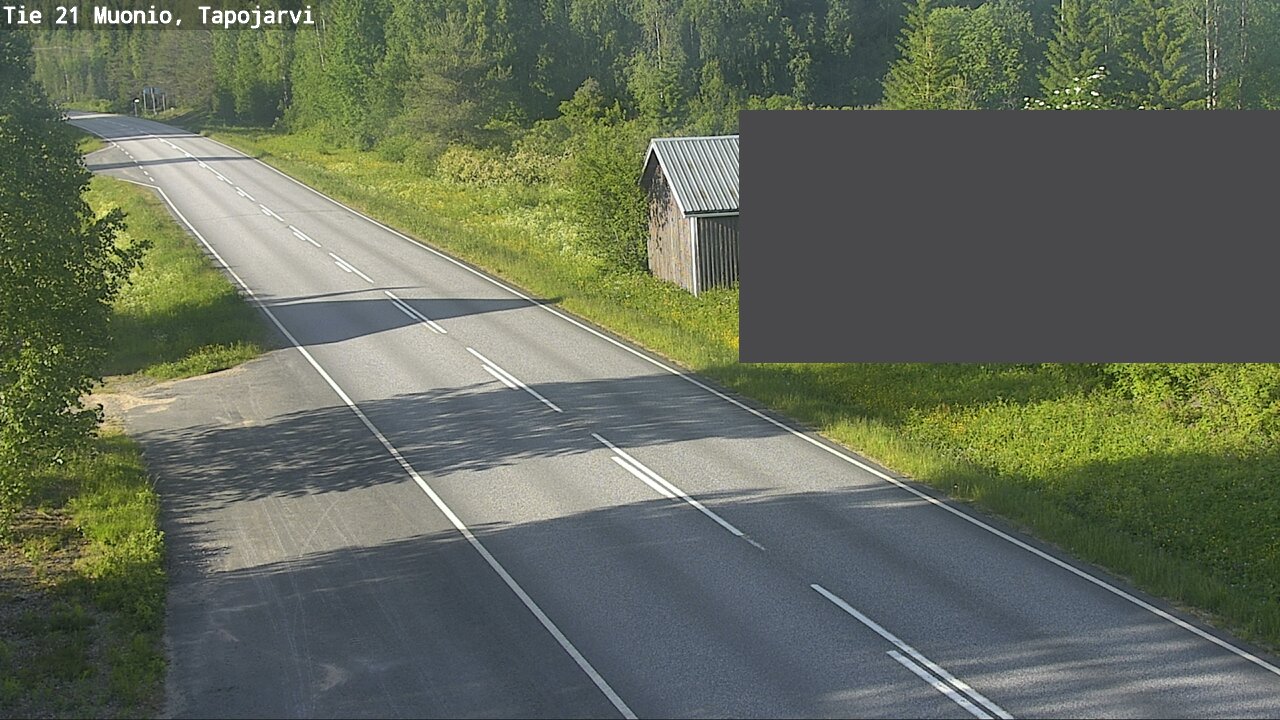 Kelikamerat Kuva Tie 21 Muonio, Tapojärvi, Muonio, Lappi