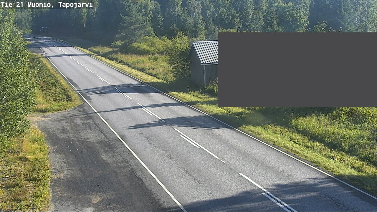 Weather Camera Image Road 21 Muonio, Tapojärvi, Muonio, Lappi