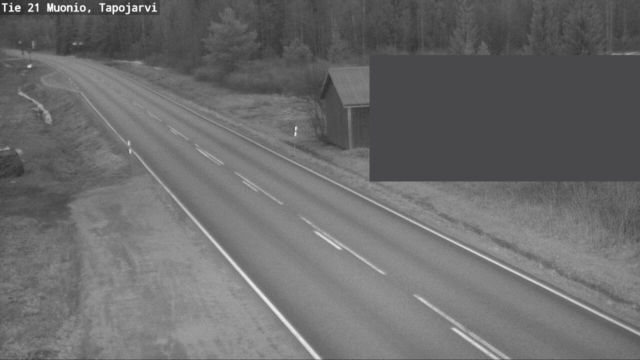 Weather Camera Image Road 21 Muonio, Tapojärvi, Muonio, Lappi