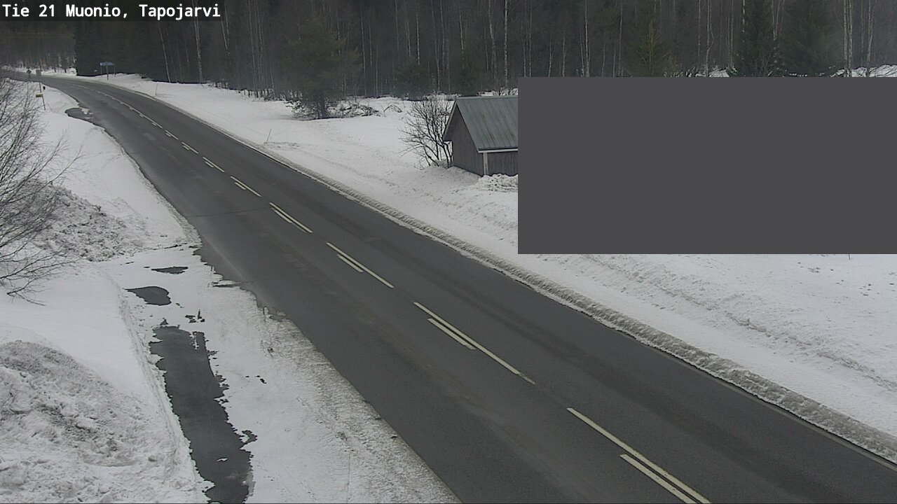 Kelikamerat Kuva Tie 21 Muonio, Tapojärvi, Muonio, Lappi