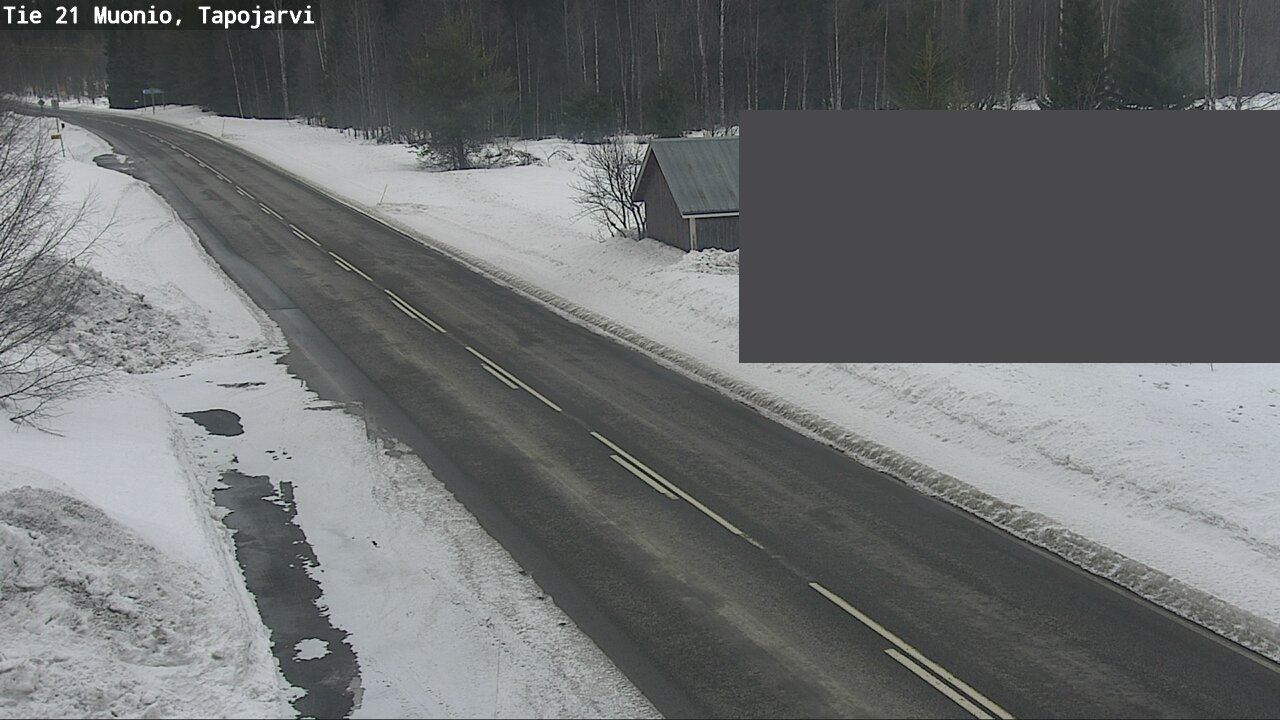 Kelikamerat Kuva Tie 21 Muonio, Tapojärvi, Muonio, Lappi