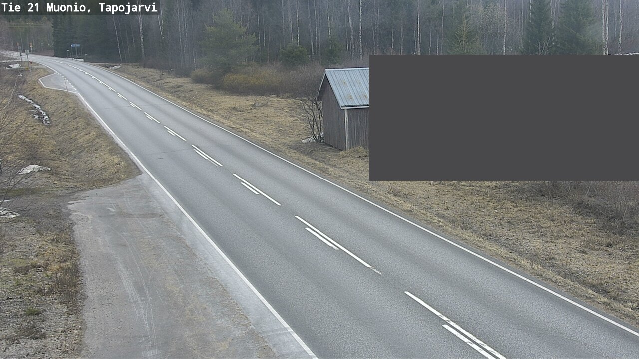 Kelikamerat Kuva Tie 21 Muonio, Tapojärvi, Muonio, Lappi