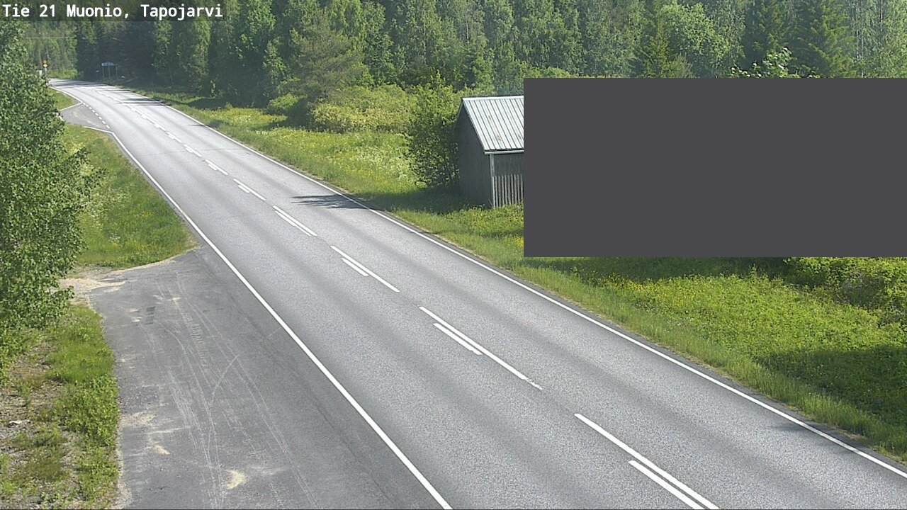 Kelikamerat Kuva Tie 21 Muonio, Tapojärvi, Muonio, Lappi