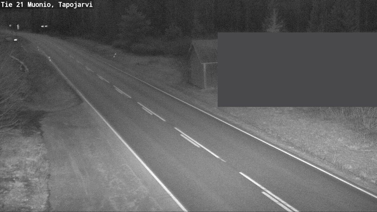 Weather Camera Image Road 21 Muonio, Tapojärvi, Muonio, Lappi