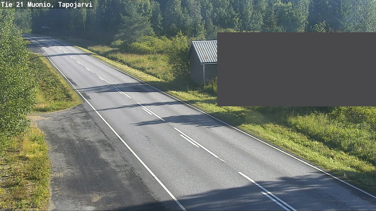 Weather Camera Image Road 21 Muonio, Tapojärvi, Muonio, Lappi