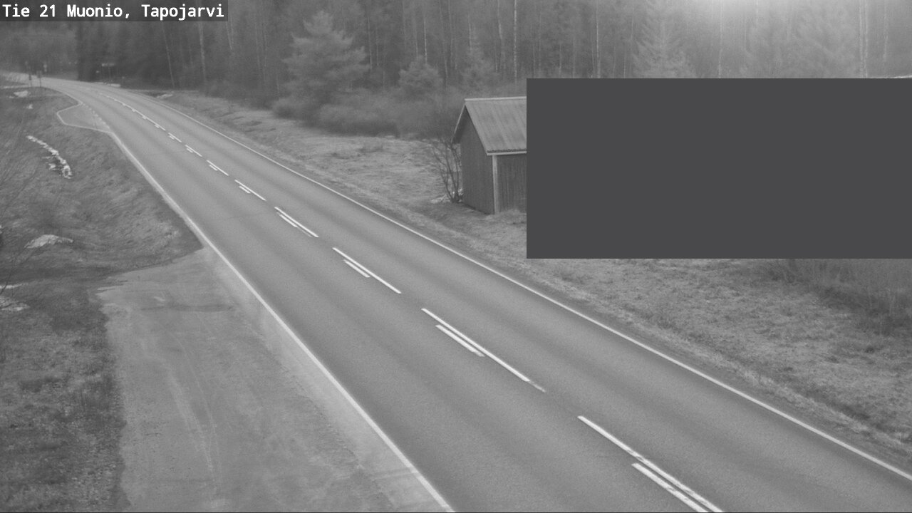 Kelikamerat Kuva Tie 21 Muonio, Tapojärvi, Muonio, Lappi