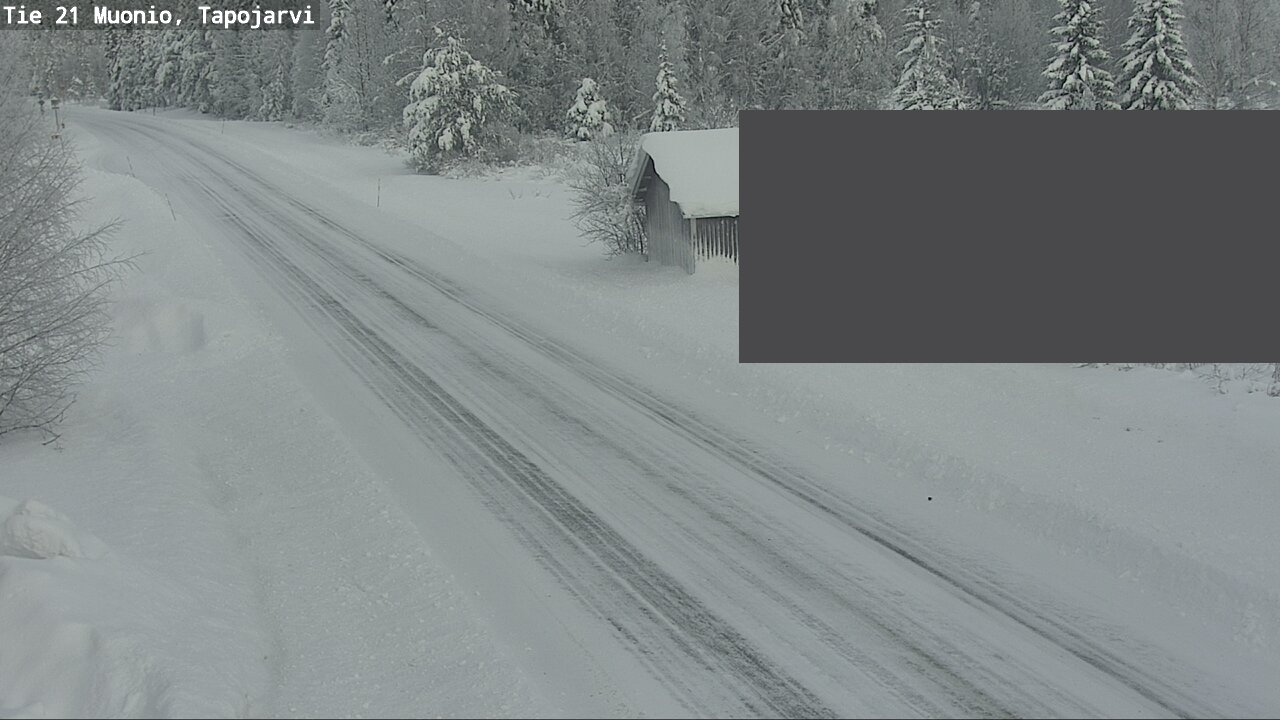 Weather Camera Image Väg 21 Muonio, Tapojärvi, Muonio, Lappi