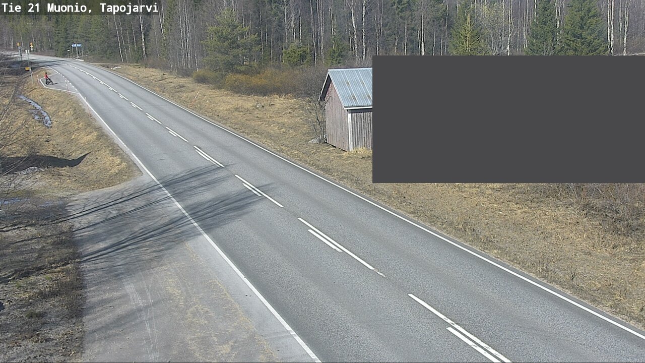 Kelikamerat Kuva Tie 21 Muonio, Tapojärvi, Muonio, Lappi