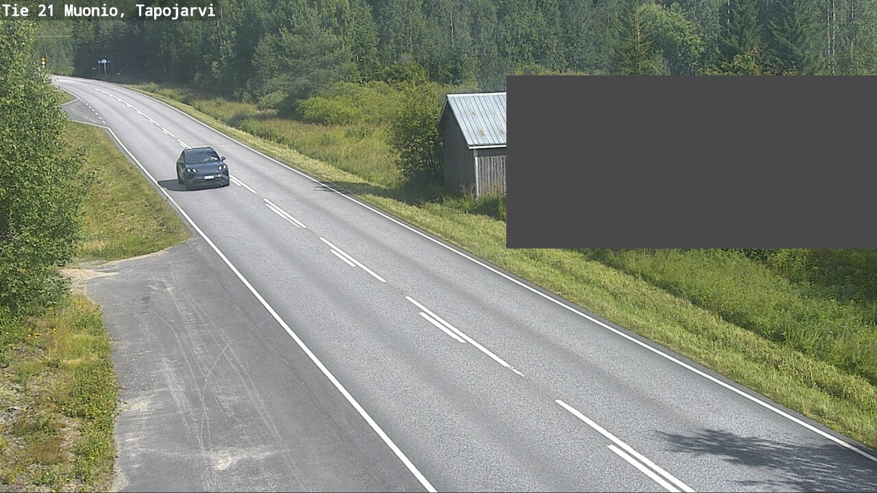Weather Camera Image Road 21 Muonio, Tapojärvi, Muonio, Lappi