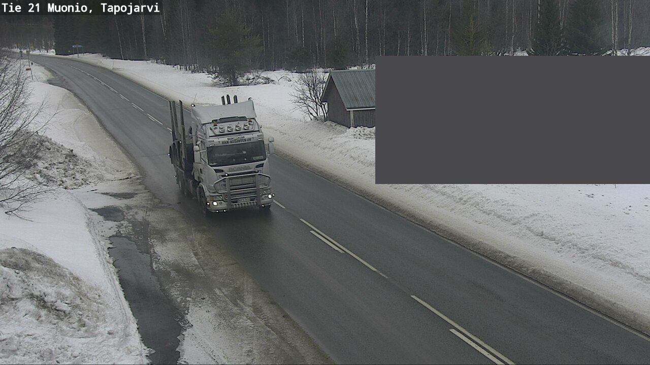 Weather Camera Image Väg 21 Muonio, Tapojärvi, Muonio, Lappi