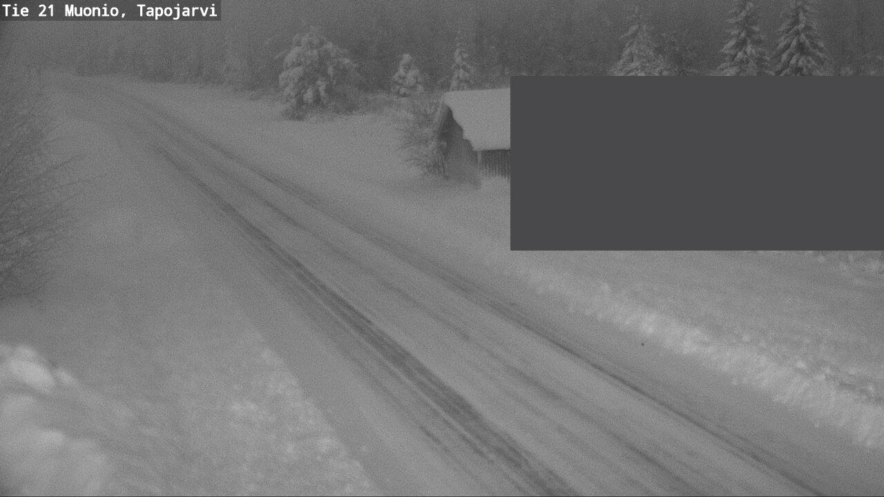 Weather Camera Image Road 21 Muonio, Tapojärvi, Muonio, Lappi