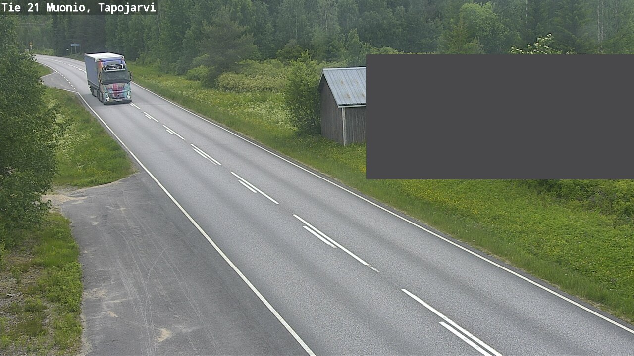 Kelikamerat Kuva Tie 21 Muonio, Tapojärvi, Muonio, Lappi