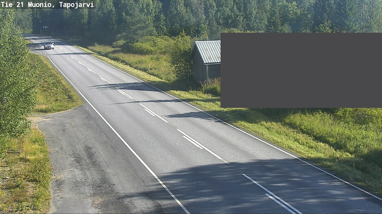 Weather Camera Image Road 21 Muonio, Tapojärvi, Muonio, Lappi