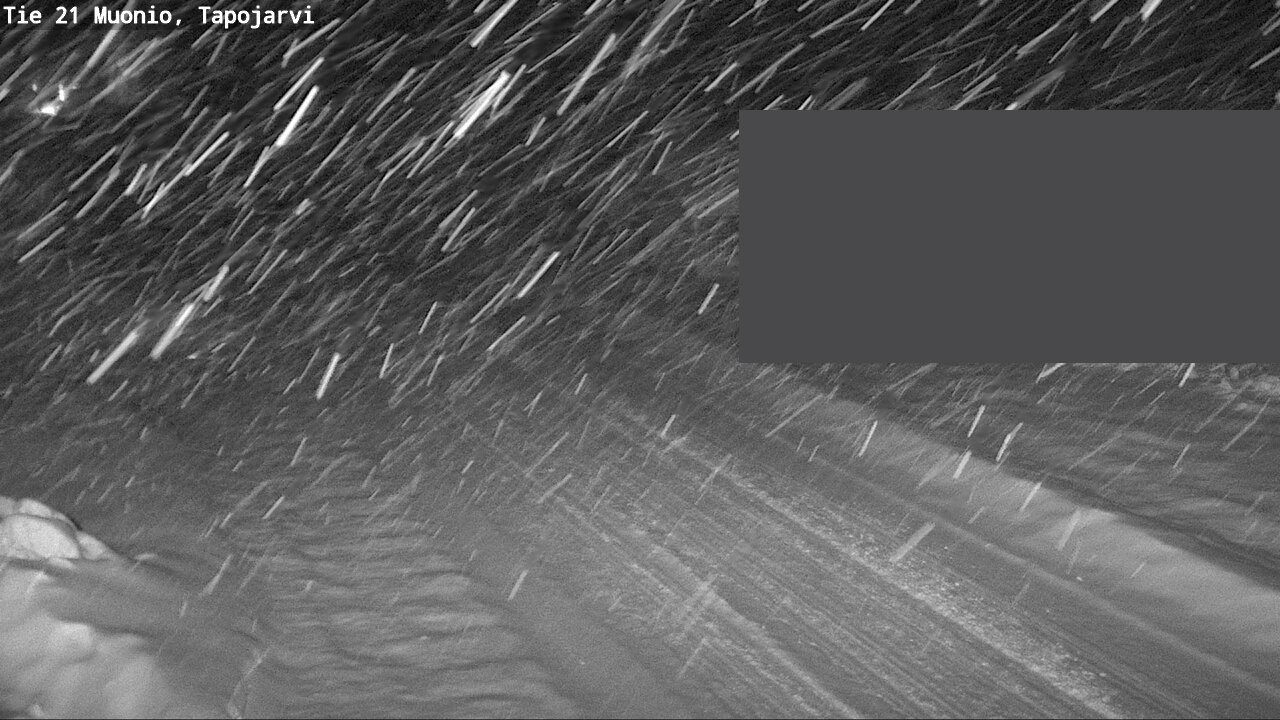 Weather Camera Image Väg 21 Muonio, Tapojärvi, Muonio, Lappi