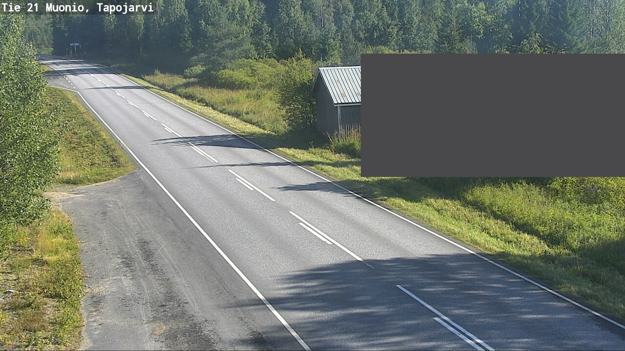 Weather Camera Image Road 21 Muonio, Tapojärvi, Muonio, Lappi